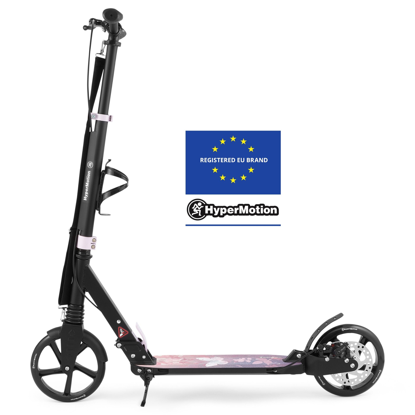 Scooter a due ruote per giovani adulti - con ammortizzatore - HyperMotion Skyline - rosa, alluminio - 100kg