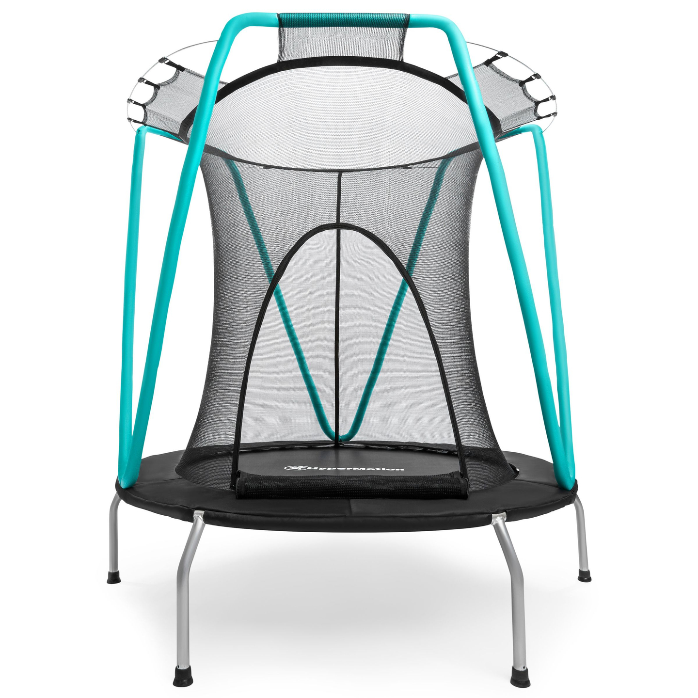 Trampolino Mint 137 cm con rete protettiva - per bambini 3-8 anni - per casa e giardino