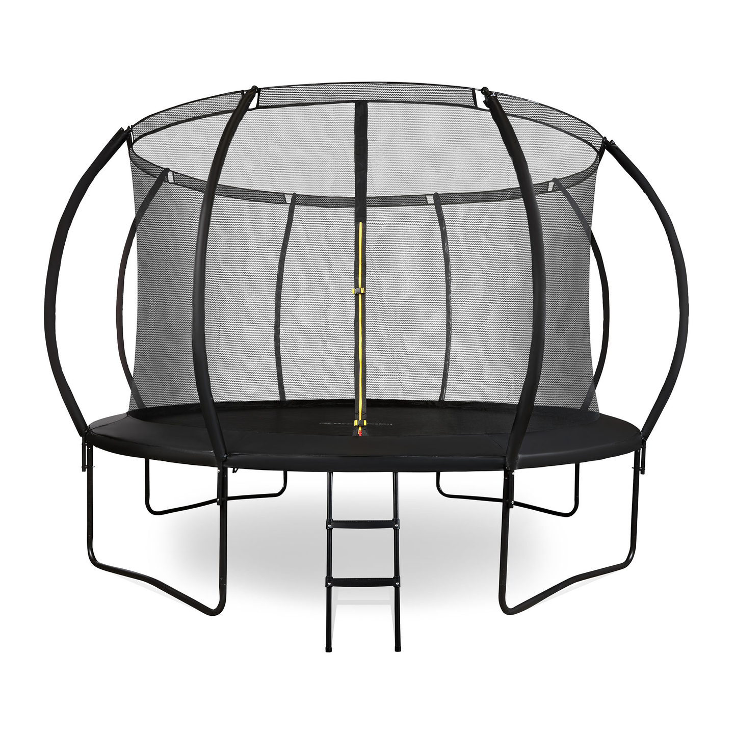 Trampolino da giardino XXL per bambini HyperMotion - 366 cm 12FT - con scala e rete interna - per casa e giardino - 150 kg max