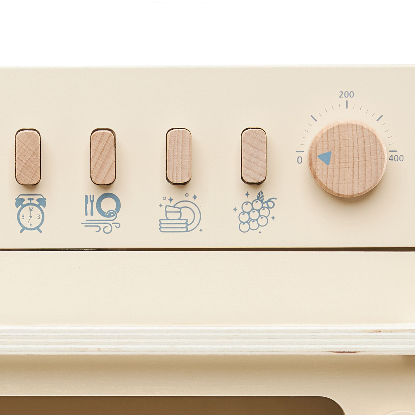 Lavastoviglie in legno con accessori