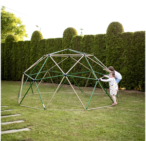 Cupola di arrampicata per bambini HyperMotion XXXL, geodome, parco giochi da giardino, diametro: 3,7 m