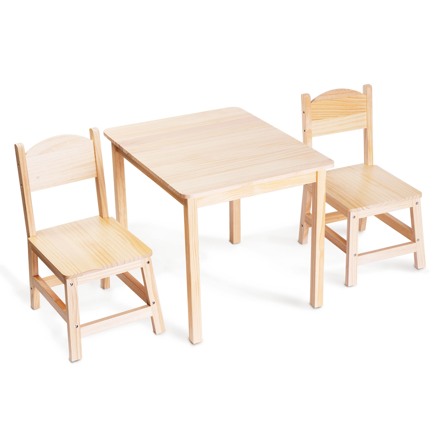 Tavolo in legno e 2 sedie - set per bambini