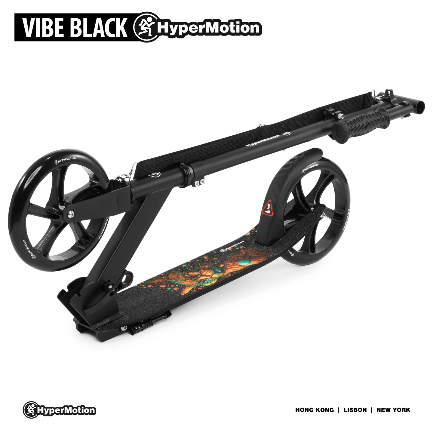 Monopattino da città a due ruote VIBE Black HyperMotion - 100kg