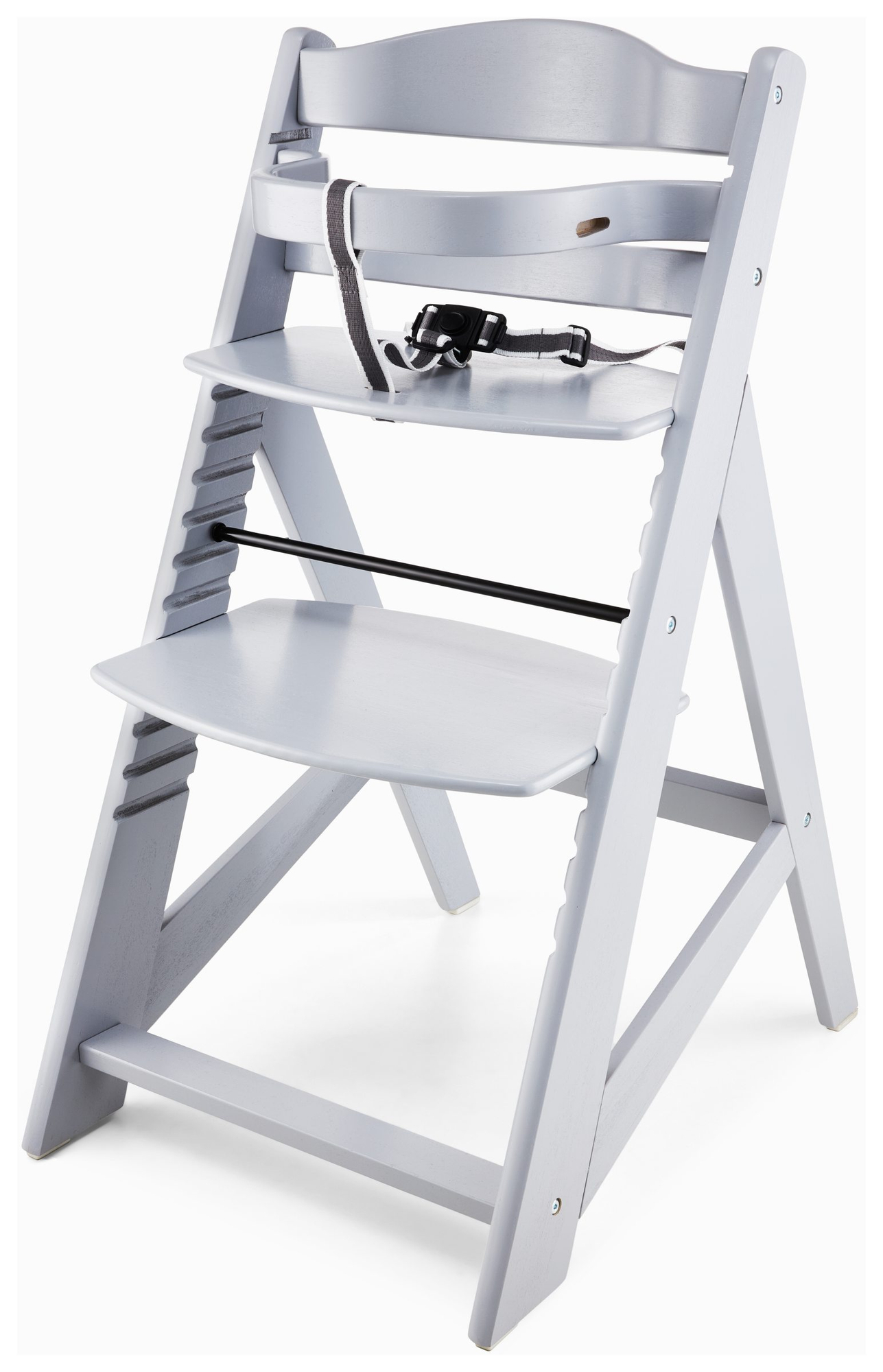 Sedia per alimentazione in legno Moby-System WOODY - colore grigio