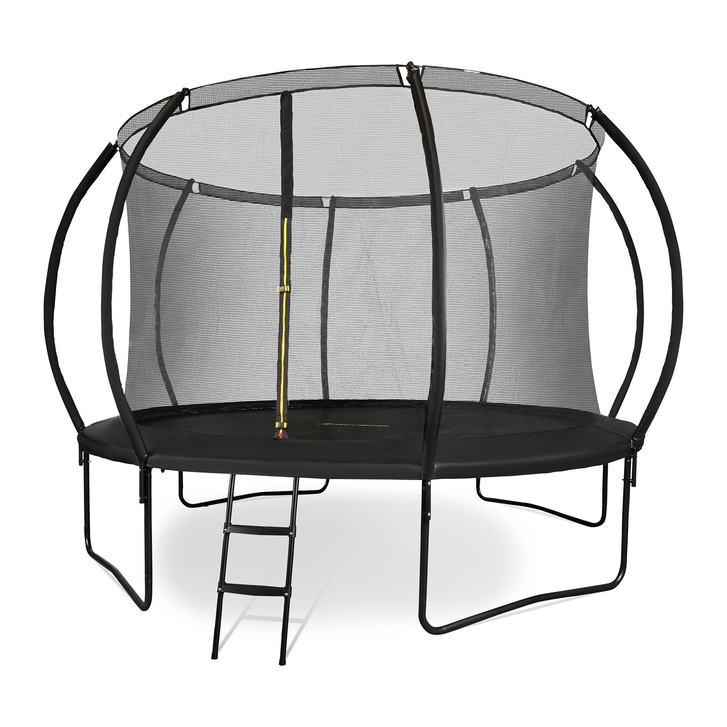 Trampolino da giardino XXL per bambini HyperMotion - 366 cm 12FT - con scala e rete interna - per casa e giardino - 150 kg max