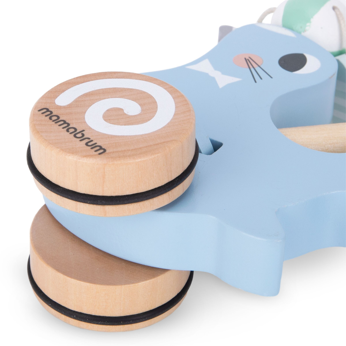 Guarnizione in legno con asta di spinta - spintore