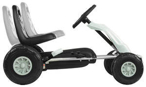 CHESTER go-kart a pedali - cavalcabile per bambini 3-6 anni - grigio