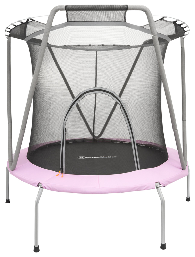 trampolino da 167 cm con rete di sicurezza - per bambini 3-8 anni - casa e giardino