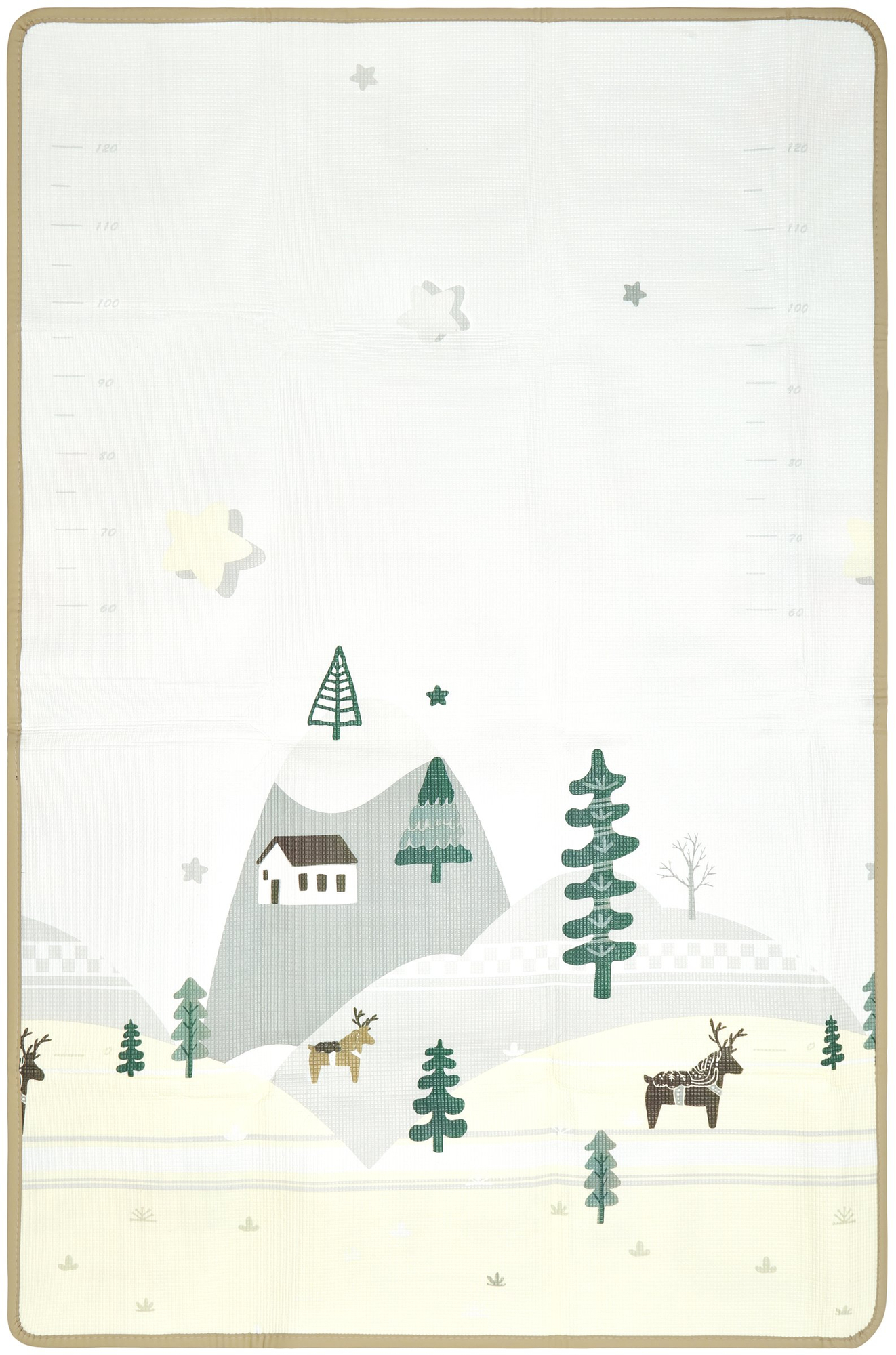 Tappetino bifacciale in schiuma - paese delle fate / città d'inverno