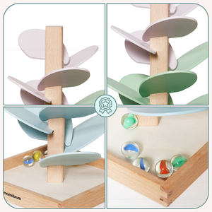 Culodromo in legno - albero sonoro con palline