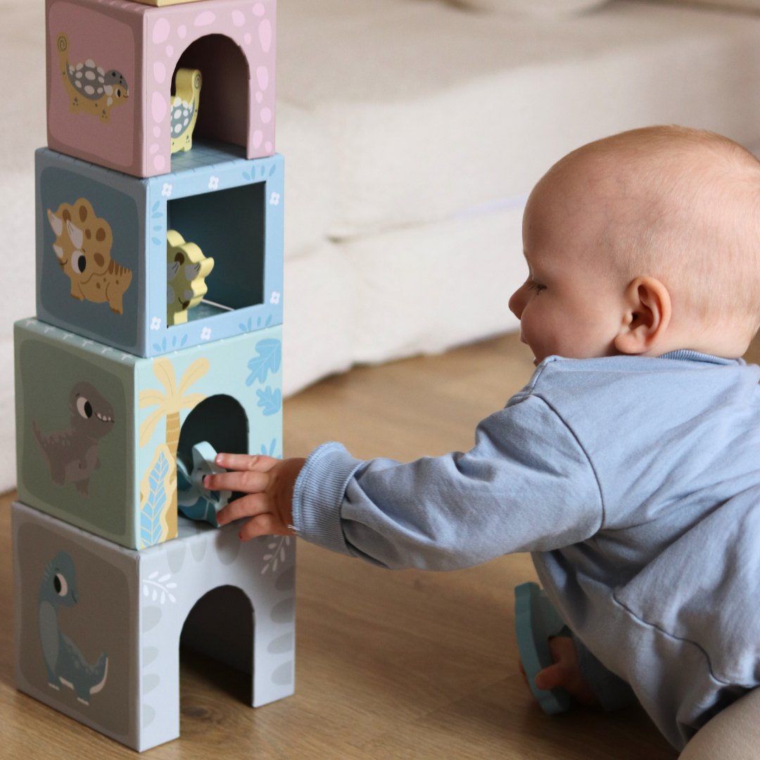 Torre di selezione con figure Dinosauri