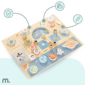 Tavola manipolativa di legno - Cosmos