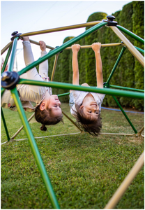 Cupola di arrampicata per bambini HyperMotion XL, geodome, parco giochi da giardino, diametro: 1,8 m