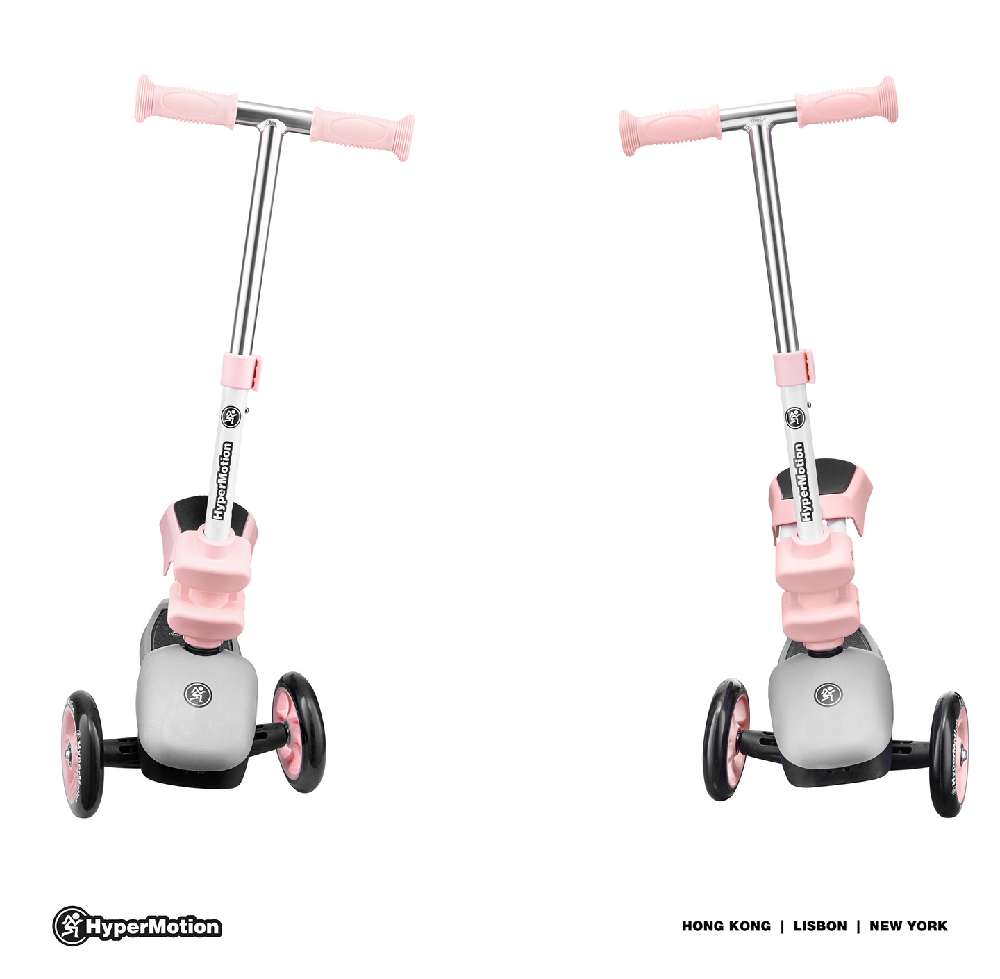 Triciclo di equilibrio HyperMotion 3in1 - rosa
