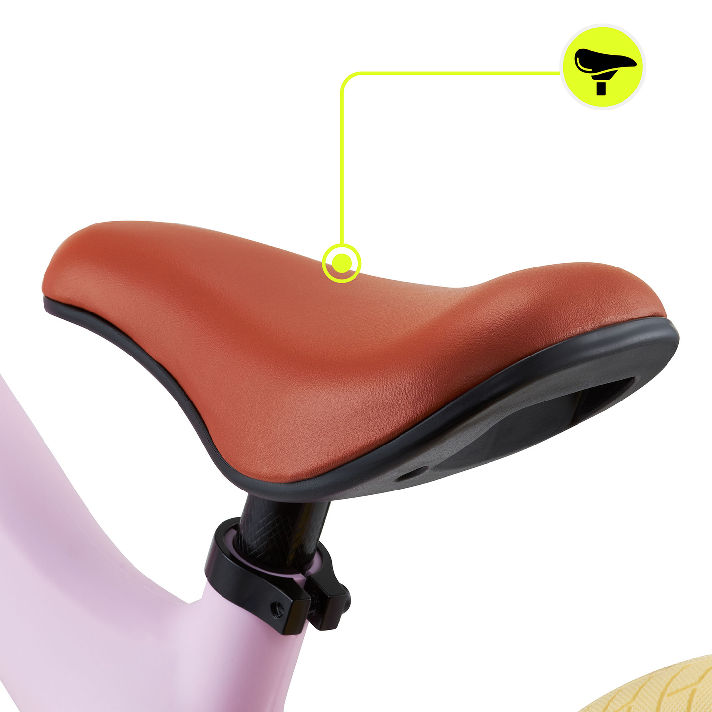 Bicicletta da fondo per bambini HyperMotion Marcelo - rosa