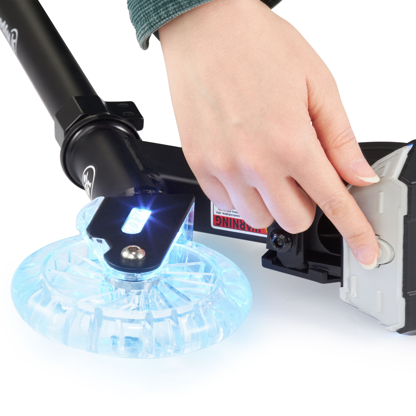 Scooter a due ruote con luce pieghevole a LED - HyperMotion Ice Flash