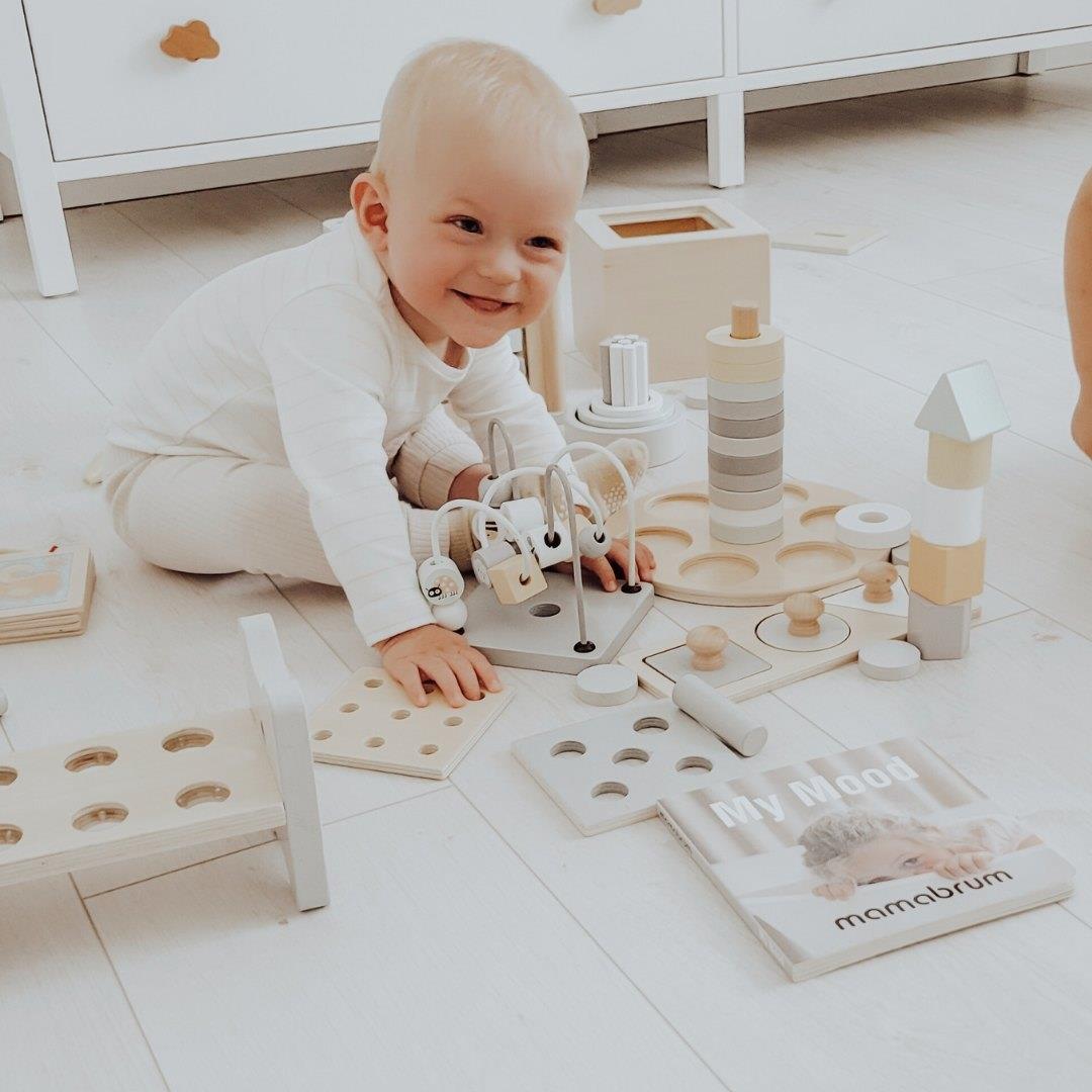 Scatola educativa Montessori per bambini piccoli - 6 giocattoli