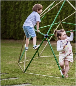 Cupola di arrampicata per bambini HyperMotion XXL, geodome, parco giochi da giardino, diametro: 3 m