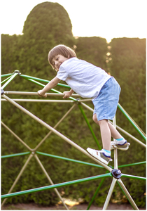 Cupola di arrampicata per bambini HyperMotion XXL, geodome, parco giochi da giardino, diametro: 3 m