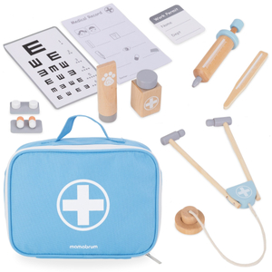 Set in legno del piccolo medico