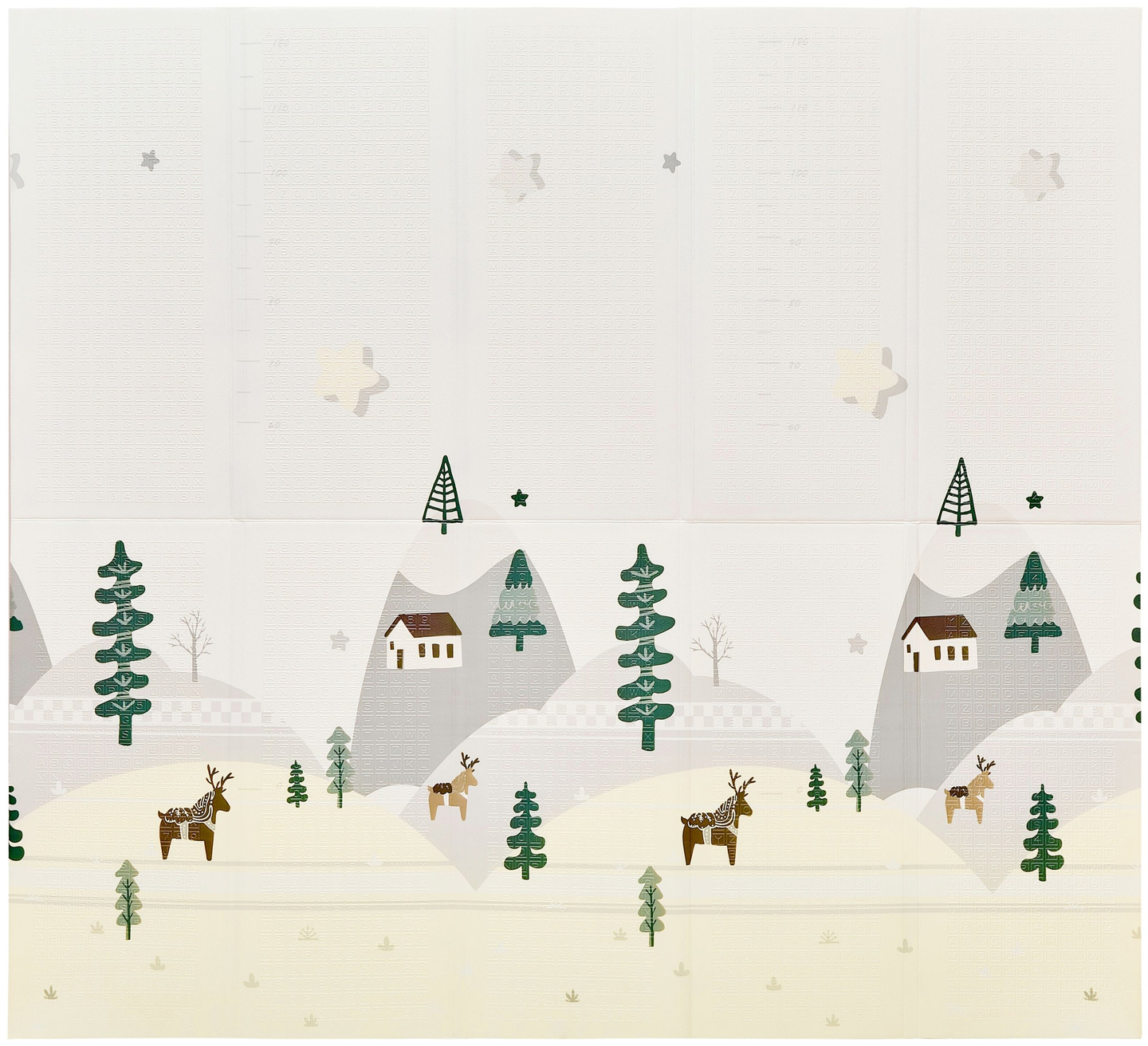 Tappetino in schiuma bifacciale XXL - pieghevole 1 CM (montagna e strada)