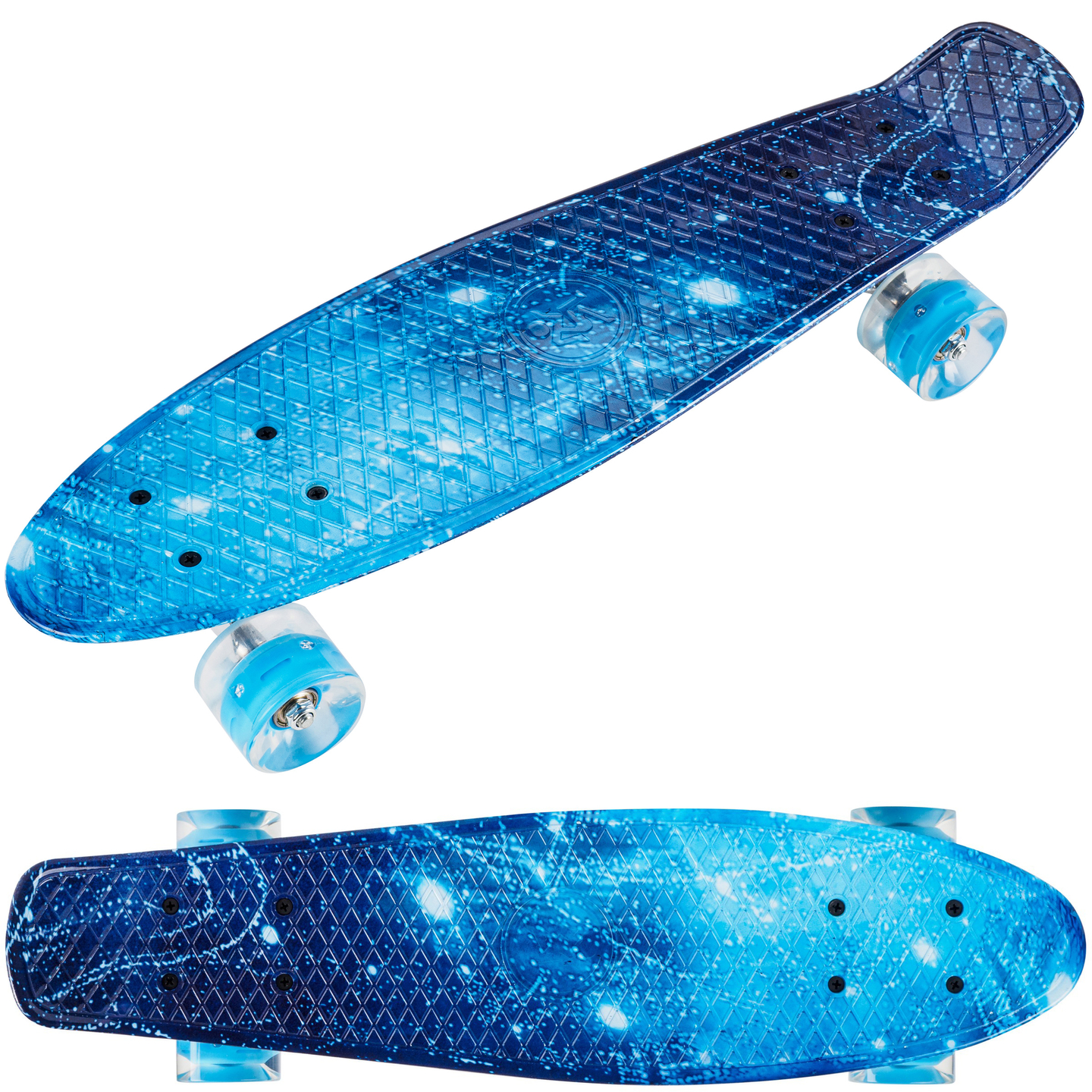 Fishboard 56cm - ruote LED - spazio