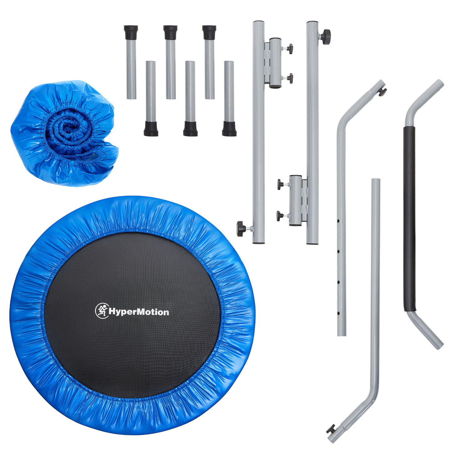 Trampolino con maniglia - 97 cm - per bambini, ragazzi e adulti - casa e giardino