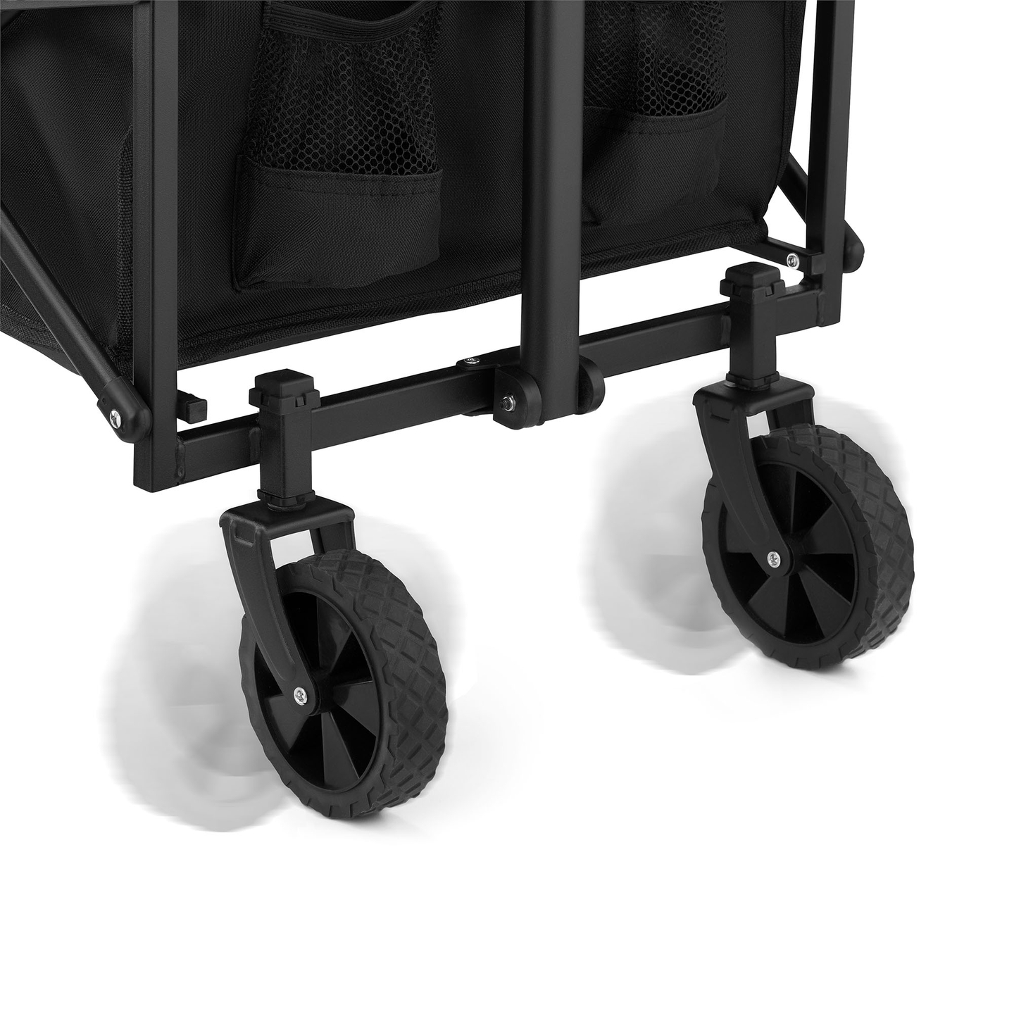 Carrozzina da spiaggia pieghevole HyperMotion - nero, 80 kg