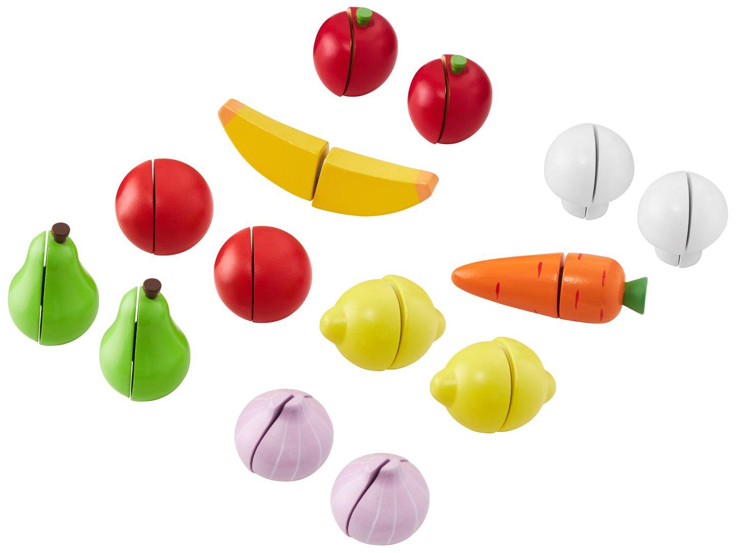 Grande negozio in legno - bancarella e teatro 2 in 1 con bilancia, terminale di pagamento, frutta e verdura