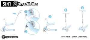 Monopattino 5in1 HyperMotion - blu