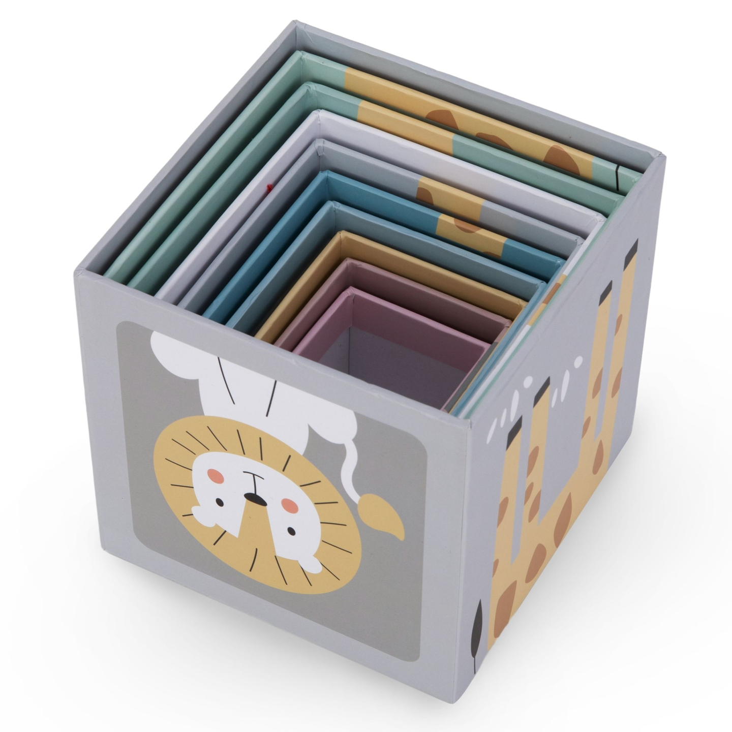 Torre dei puzzle per bambini 10 pezzi - numeri e animali