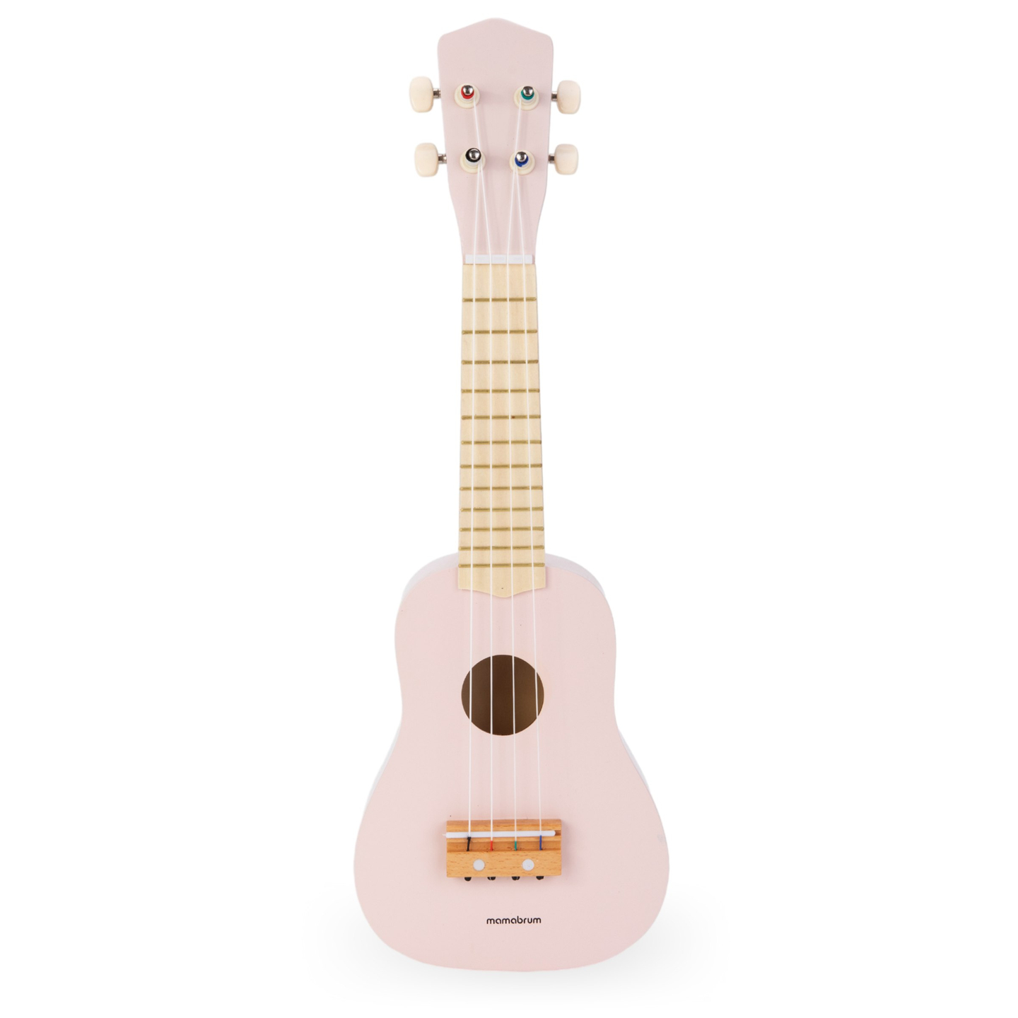 Chitarra di legno per bambini - ukulele - colore rosa