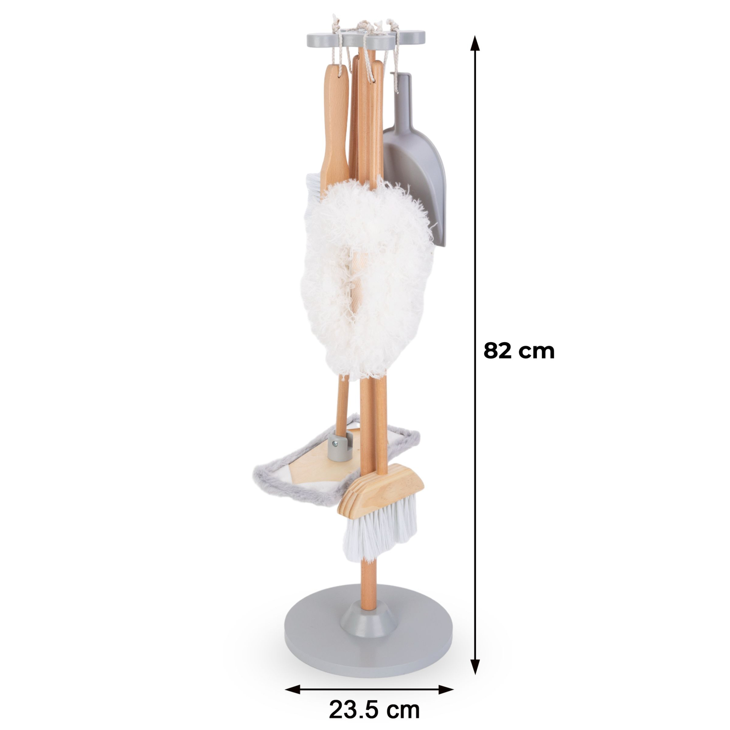 Set di pulizia in legno