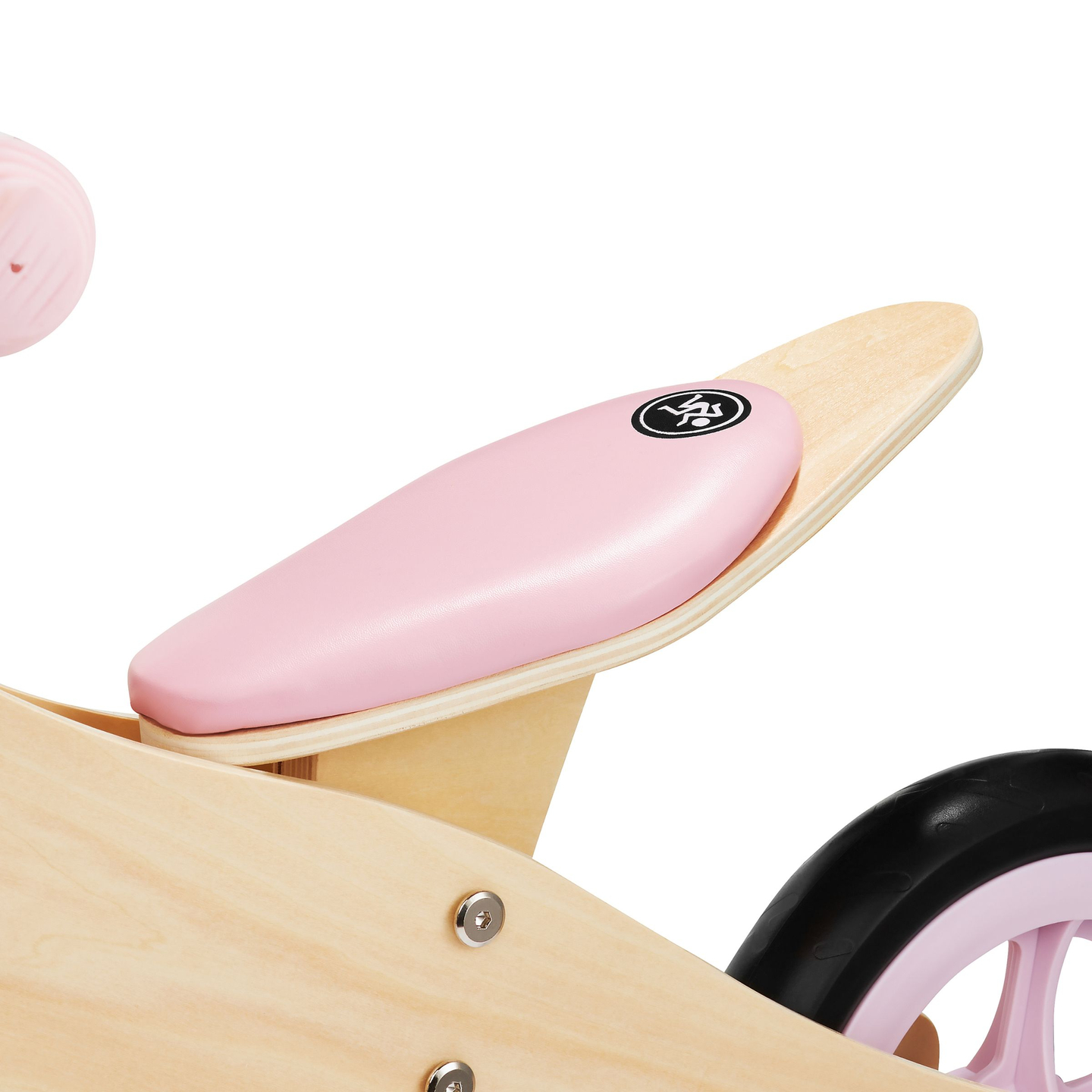 Triciclo in legno e bici senza pedali 2in1 - HyperMotion PERCY - rosa