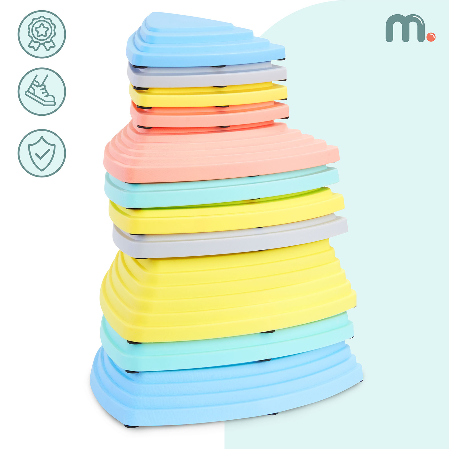 Pietre di bilanciamento colorate - 11 pezzi