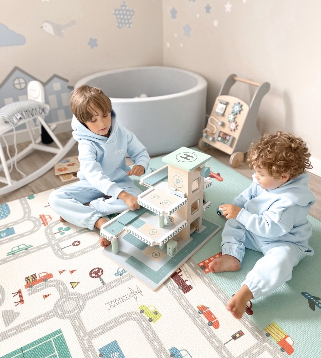 Tappeto biadesivo XXL - rotolo 2 CM (strada e zigzag)