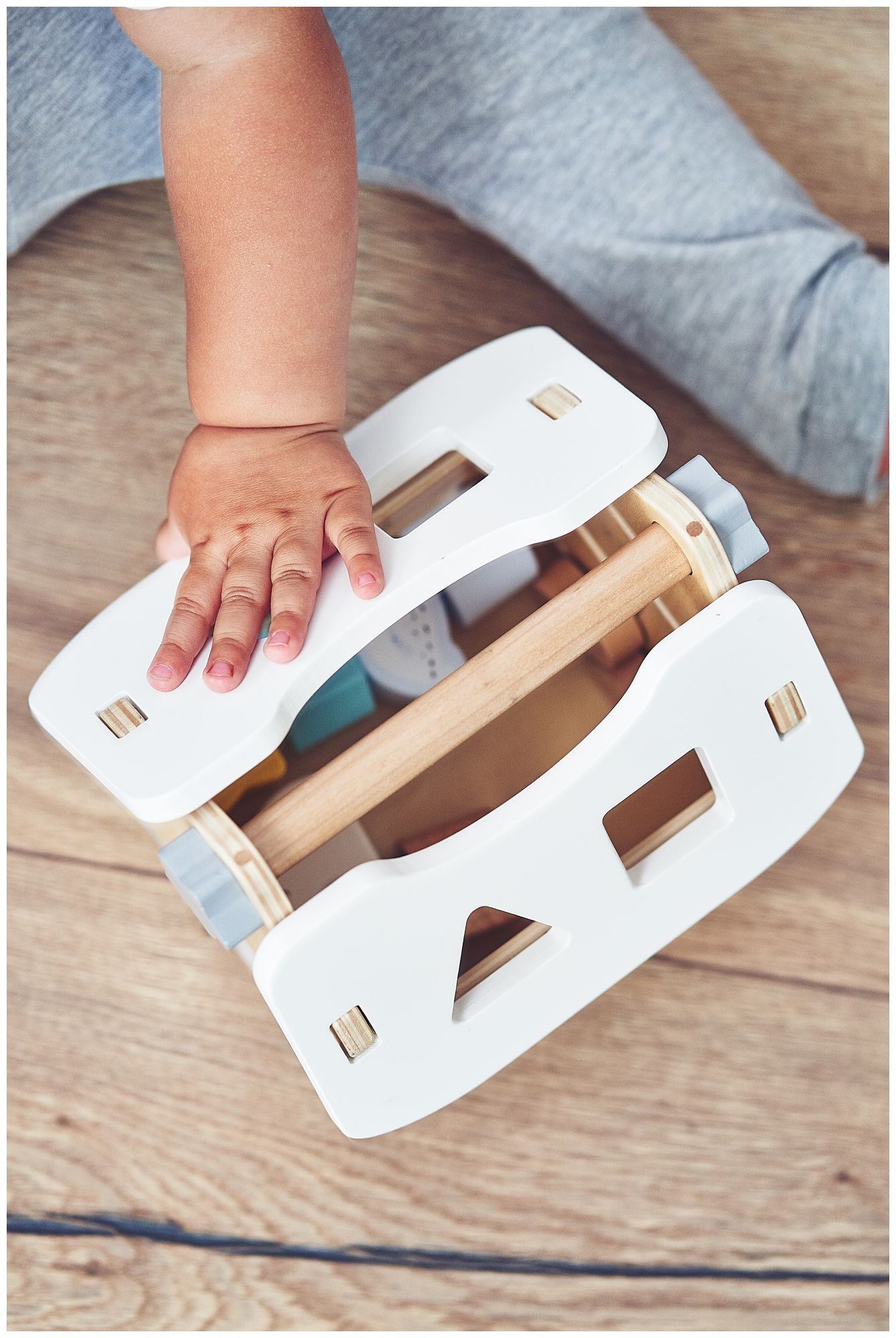 Sorter - casetta educativa in legno con blocchi