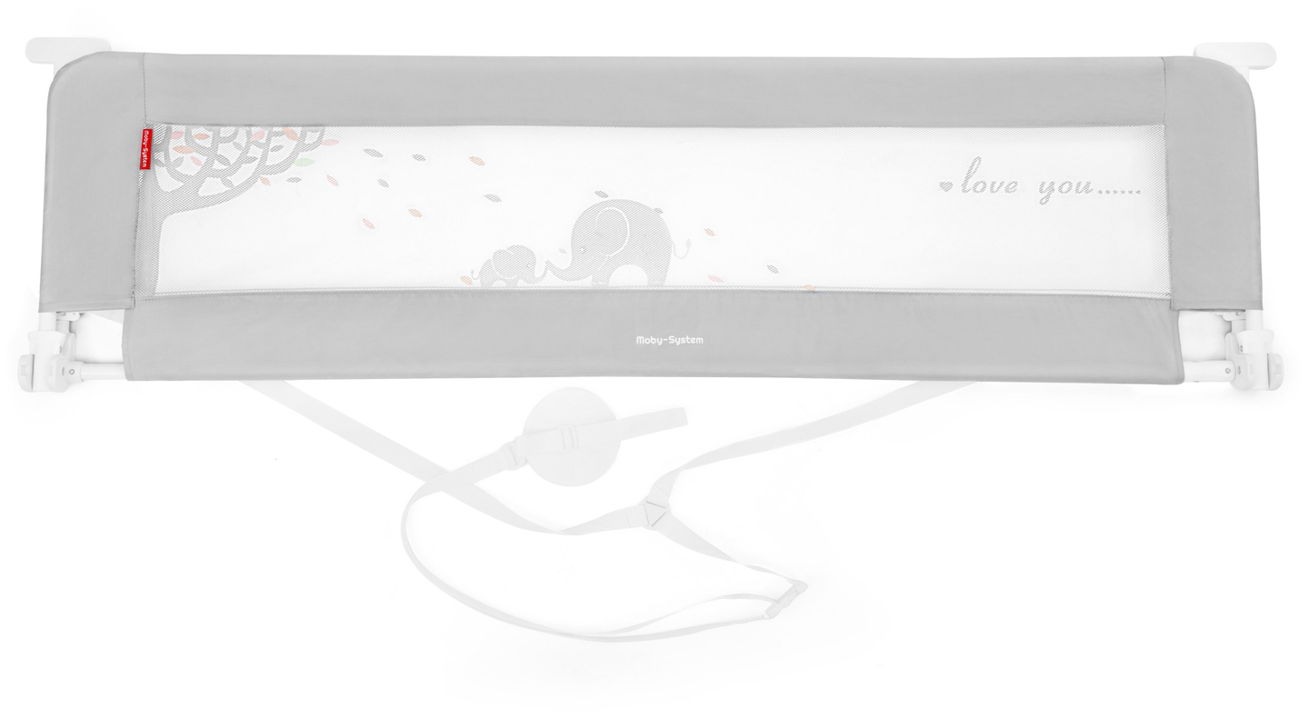 Barriera di sicurezza per il letto - Binario per il letto - Grigio