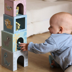 Torre di selezione con figure Dinosauri