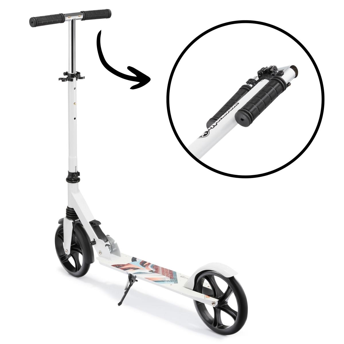Scooter a due ruote per giovani adulti - con ammortizzatore - Hypermotion CITY SWIFT Winter Fox - 100kg
