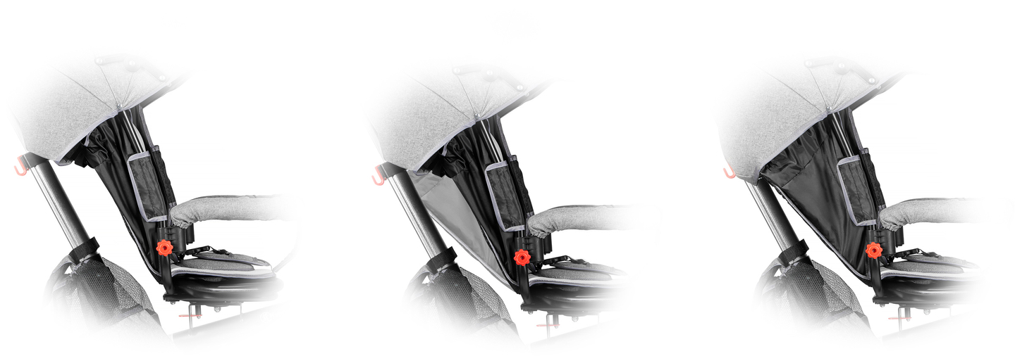 Tobi Velar triciclo + pellicola antipioggia - grigio