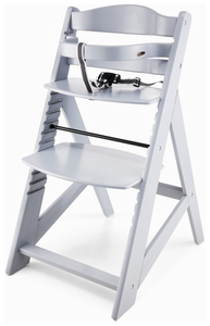 Sedia per alimentazione in legno Moby-System WOODY - colore grigio