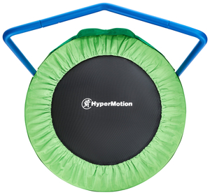 Frog - mini trampolino per bambini - con maniglia - 50 kg max - 91 cm - per casa e giardino