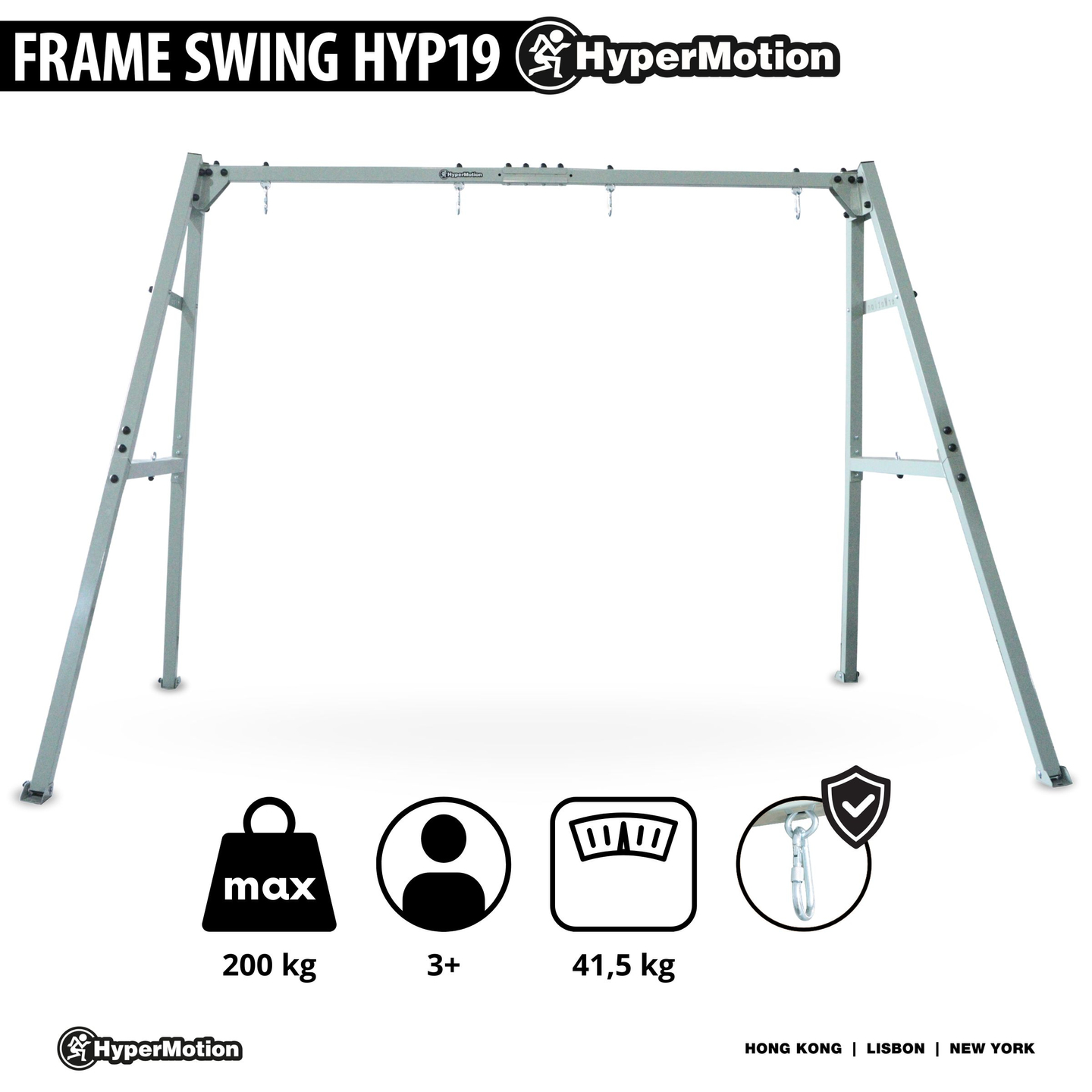 Telaio in acciaio per altalena o amaca da giardino