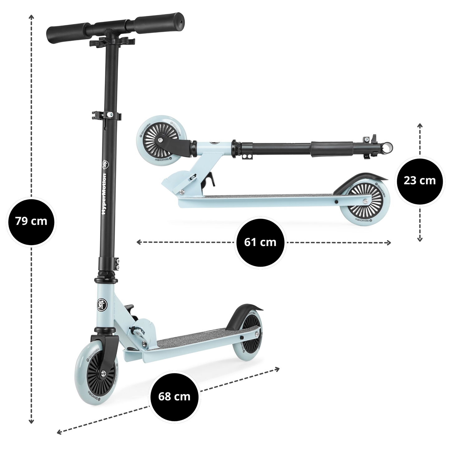 Monopattino a due ruote WILLY 3-8 anni da HyperMotion - nuovo di zecca