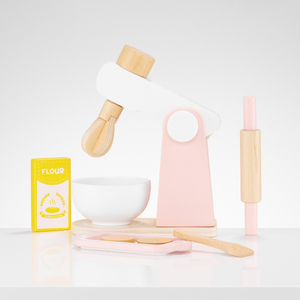 Impastatrice in legno con accessori, per bambini