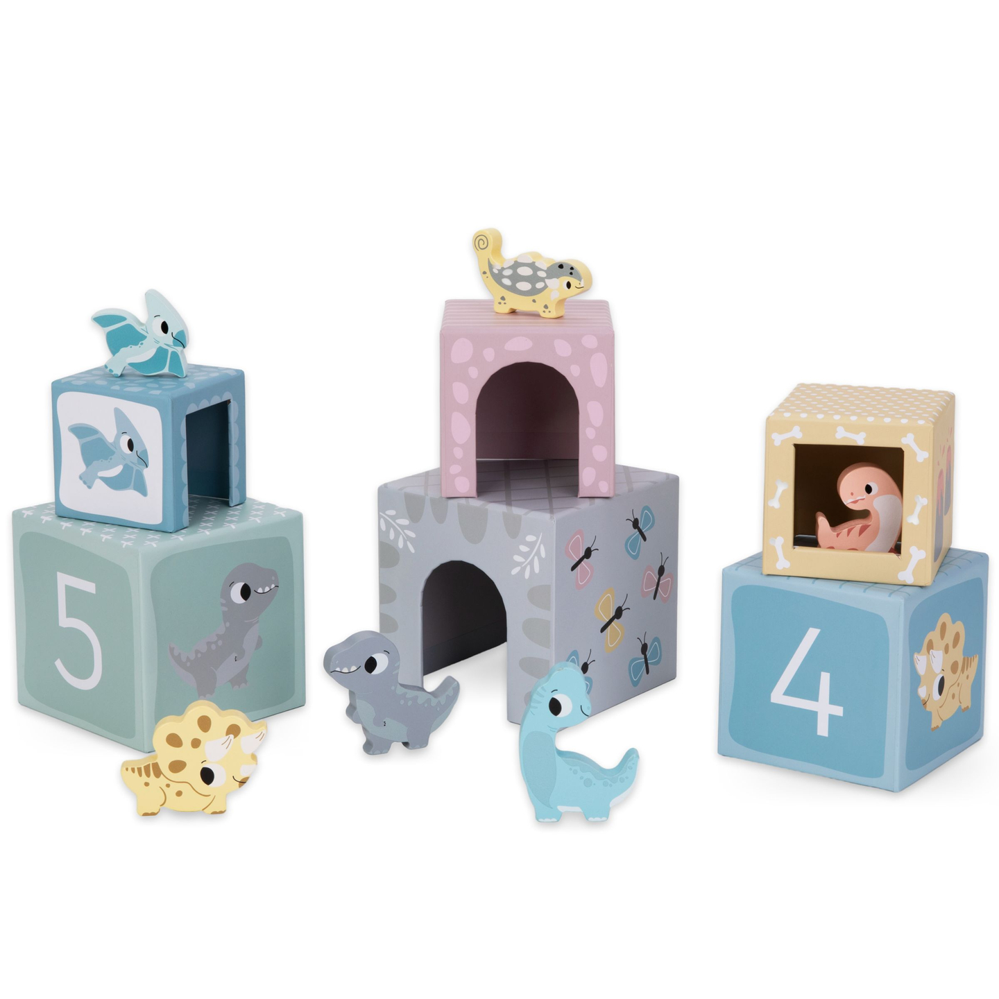 Torre di selezione con figure Dinosauri