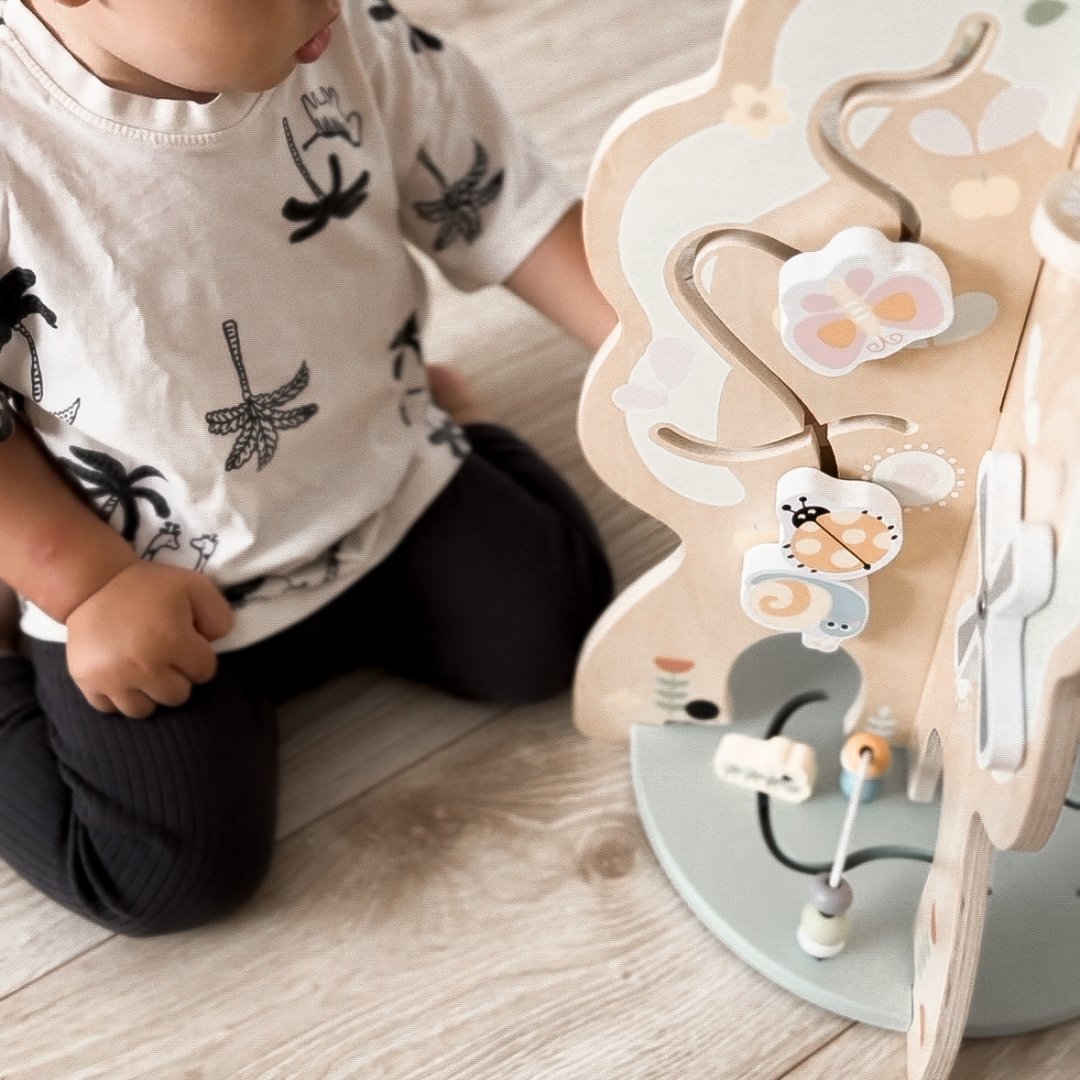 Giocattolo educativo in legno 10 in 1 - albero multifunzionale