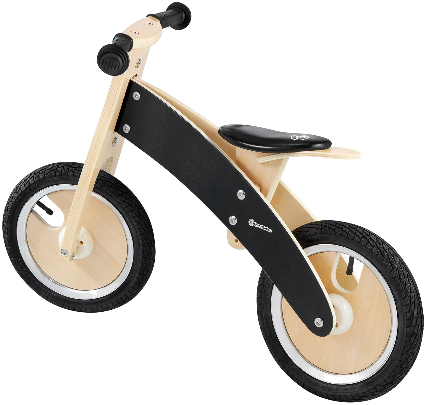 JAMES HyperMotion bicicletta da jogging in legno - ruote gonfiabili - nero