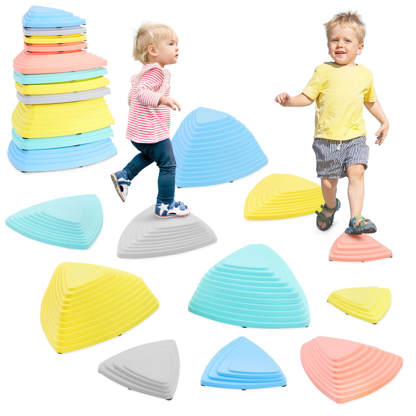 Pietre di bilanciamento colorate - 11 pezzi